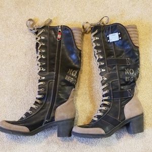 S.Oliver size 42 lace up boots